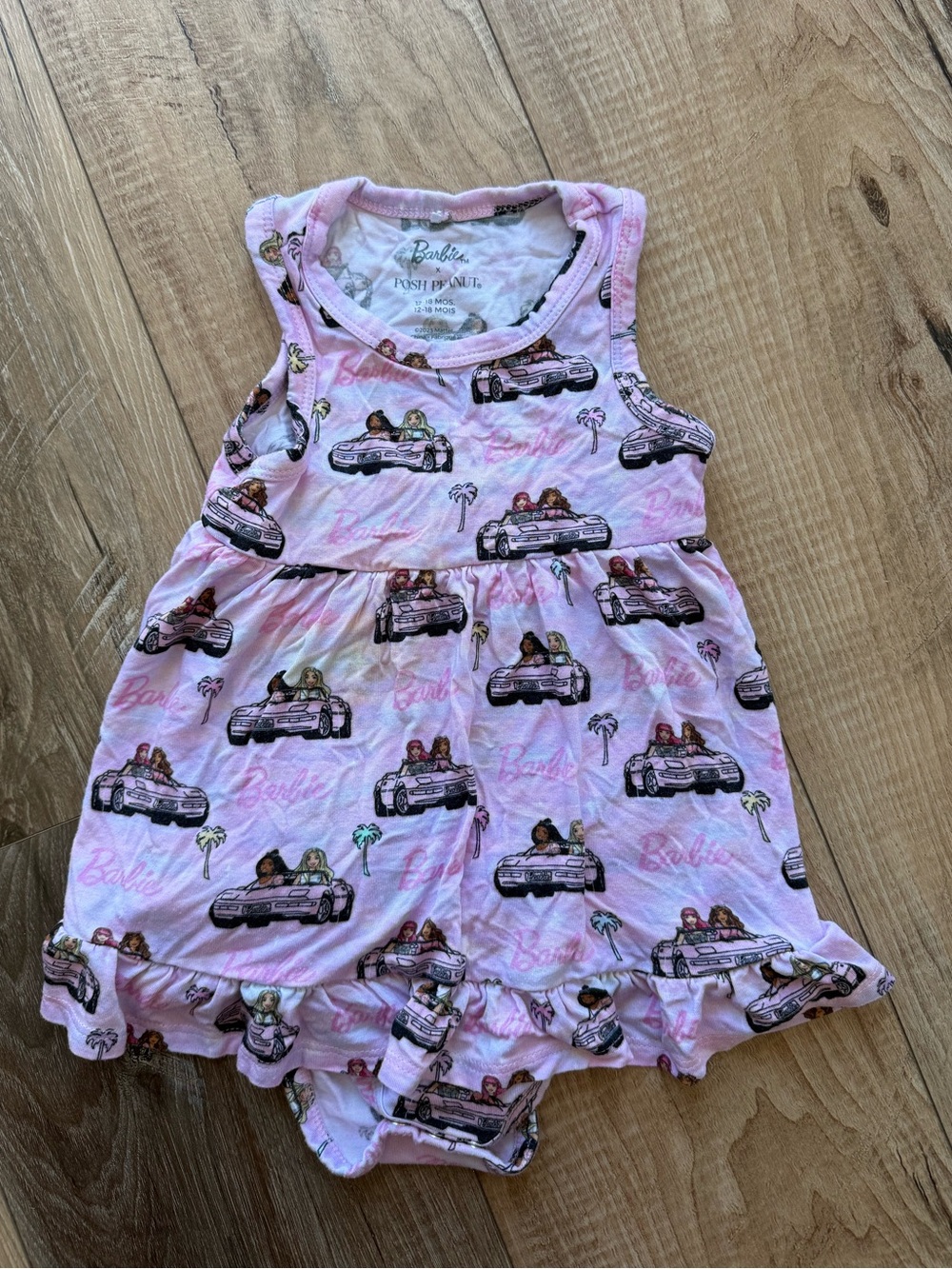 Barbie x posh peanut onesie